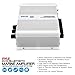 Pyle Home Marine Car Amplifier - 2-Channel Bridgeable Compact 200 Watt RMS 4 OHM Full Range Monoblock Stereo & Waterproof - Wireless Bluetooth Receiver Audio Speaker w/LCD Digital Screen (PFMRA350BW)