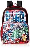 Marvel Boys' Avengers 16 inch Cargo Backpack, Black