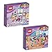 LEGO Friends Olivia & Stephanie 66569 Building Kit Bundle (185 Piece)