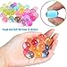 AINOLWAY Water Beads Pack Rainbow Mix for Orbies Spa Refill, Kid Sensory Toys and Vase Décor (20000 Small Water Beads /100 Large Jumbo Water Beads/5 Balloons)