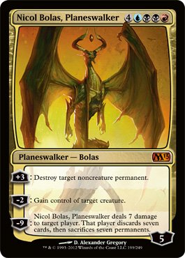 Magic: the Gathering - Nicol Bolas, Planeswalker (199) - Magic 2013