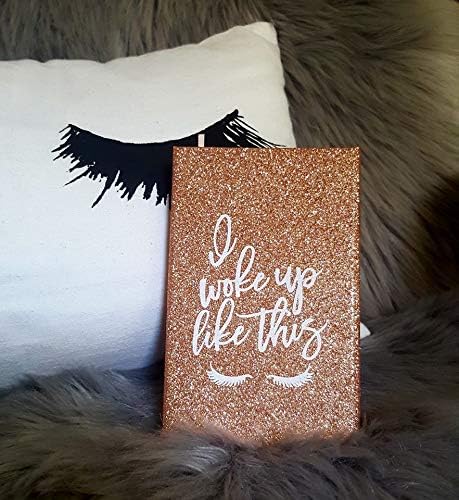 Mini Eyelash Book By ThePinkologist (Rose Gold Glitter)