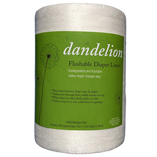 Dandelion Diapers Biodegradable Flushable Envionmentally