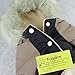 Fitwarm Waterproof Pet Clothes for Dog Windproof Jackets for Small Breeds Dogs Outdoor Fleece Hooded Coats Black Chihuahua Yorkie XXL