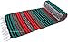 El Paso Designs Peyote Hippie Blanket - Classic Mexican Style Falsa Stripe Pattern in Vivid Colors. Throw, Bed, Tapestry, or Yoga Blanket. Hand Woven Acrylic, 57