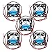 WINSINN 40mm Fan 5V Dual Ball Bearing DC Brushless Quiet Cooling 4010 40x10mm for 3D Printer Extruder Hotend Makerbot MK7 MK8 CPU Chip Arduino - 2Pin 0.17A 0.85W 7500+-5% RPM (Pack of 5Pcs)