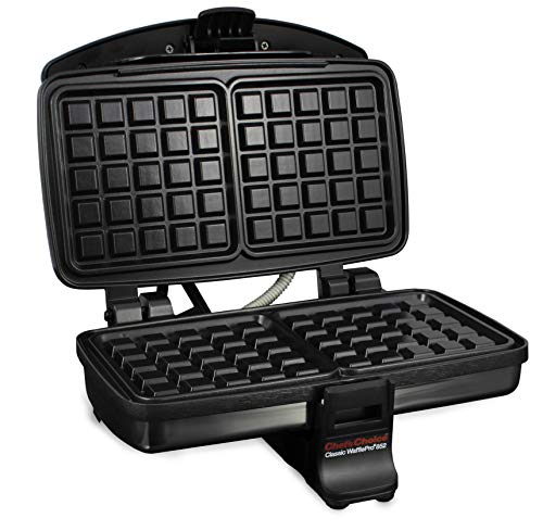 Chef'sChoice 852 Classic WafflePro Nonstick Waffle Maker Features Adjustable Baking Control and Instant Temperature Recovery for Delicious Waffles and Includes Built-in Cord Storage, 2-Square, Silver - Thumbnail 6