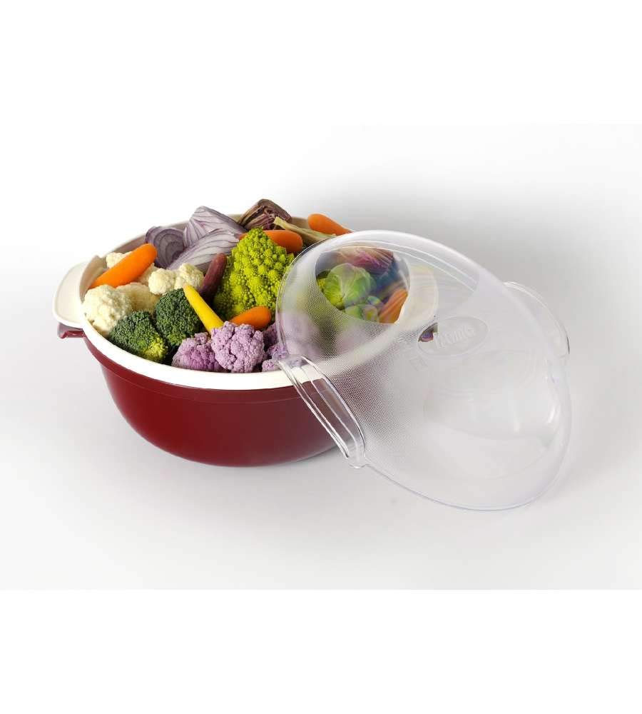 Bama Cooky Recipiente Para La Cocción En Microondas, Plástico Roja ...