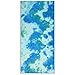 Aurorae Sport and Swim Towel Aqua for Beach, Pool, Travel, Microfiber, Super Absorbent, Extra Large, Lightweight (Tahiti Tides)