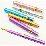 2 PCS Travel Capped Retractable Smooth Lipstick Gloss Lip Brush Makeup