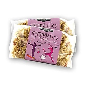 Pastabilities Gymnastics Pasta, Fun Shaped Gymnast Noodles for Kids, Non-GMO Natural Wheat Pasta 14 oz (2 Pack)