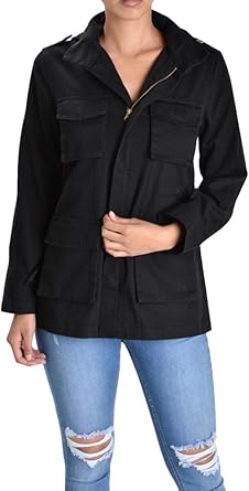 womens cargo jacket with hood