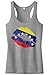 Threadrock Women's Venezuela Flag Lips Venezuelan Kiss Racerback Tank Top