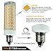 E11 led bulb 75W 100W halogen bulbs replacement,1000 lumens, jd e11 mini candelabra base, warm white 3000K, 110V 120V 130 voltage input (pack of 5)