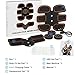 Openuyee Muscle Trainer, 3 in 1 USB Rechargeable Abdominal Toning Belt Abs Belt Home Office Workout Fitness Equipment for Abdomen Arm Leg Support for Men Women (10 Extra Replacement Gels)