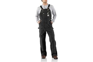 Carhartt mens Loose Fit Firm Duck Bib Overall