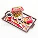 ORCARA Miniature Dollhouse Fast Food American Restauant Doll Accessorie Set of 8
