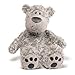 GUND Slouchers Teddy Bear Stuffed Animal Plush, Gray, 12
