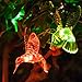 10 Color Changing LED Hummingbird Solar Outdoor Garden & Patio String Lights