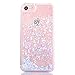 Liujie QSD iPhone 6s Plus Case - Liquid Cool Quicksand Moving Stars Bling Glitter Floating Dynamic Flowing Case - Pink Heart