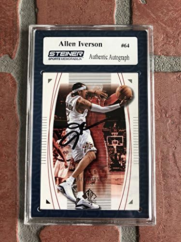 Allen Iverson autographed signed Card NBA Philadelphia 76ers Steiner Sports