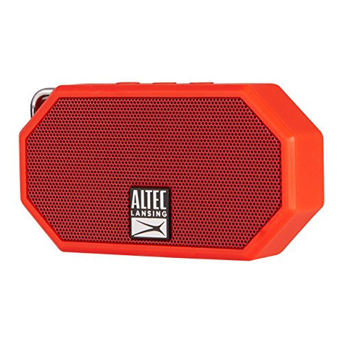 Altec Lansing IMW257 Mini H2O Wireless Bluetooth Waterproof Speaker (Red)