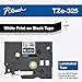 Brother Genuine P-Touch TZE-325 Tape, 3/8" (9 mm) Standard Laminated P-Touch Tape, White on Black, Laminated for Indoor or Outdoor Use, Water-Resistant, 26.2 ft (8 m), Single-Pack primary