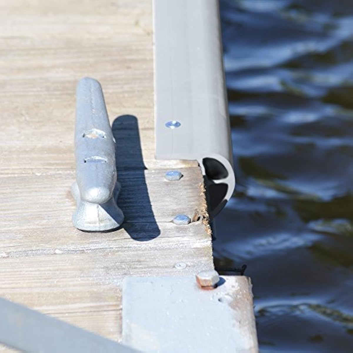 25 ft. Black P Profile Vinyl Marine Dock Edging Boat Corner Bumper