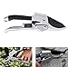 vilapur Pruning Shears,8 Inch Professional Pulley Shears SK-5 Steel Blade Sharp Anvil Hand Pruner with Safety Lock Less Effort Garden Tree Clippers