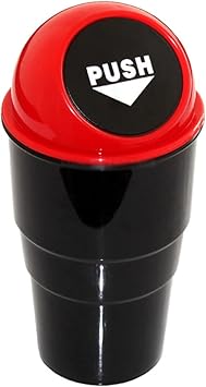 Amazon Com Yolu Car Trash Can Mini Red Auto Garbage Can