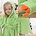 IDGIRL Toddler Dinosaur Cotton Bathrobe for Girls Boys 3-5 Years Green