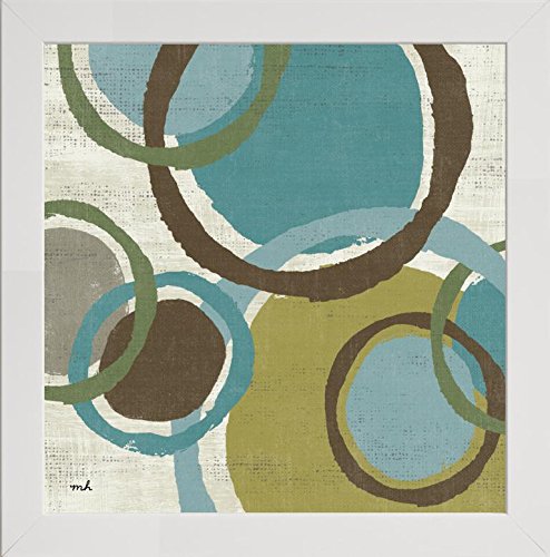 Frame Company Watson Range VIntage Bubbles I by Moira Hershey, Photo Frame - 20 x 20 Inches, White