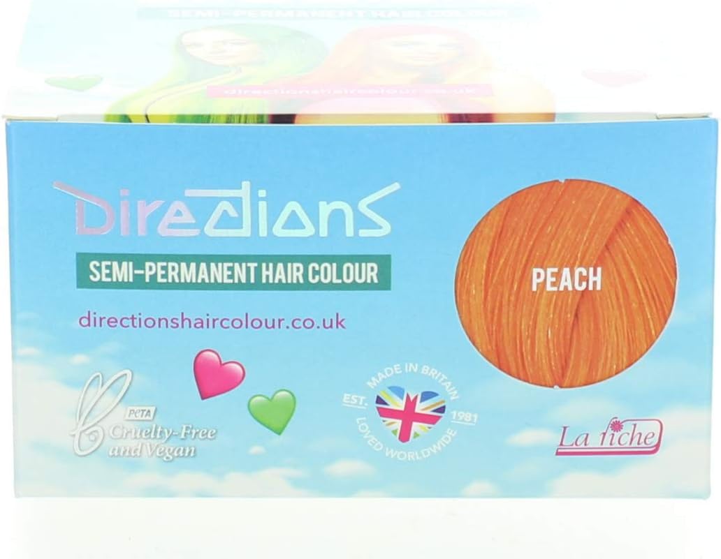 La Riche Directions Semi-Permanent Hair Colour Dye x2 Pack-Peach, 88 ml (Pack of 2) - Image 3