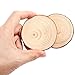 Caydo 20 Pieces 6-7cm Unfinished Natural Wood Slices Circles for DIY Crafts Centerpieces