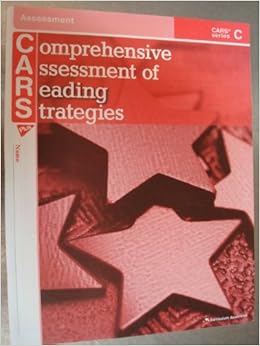 Comprehensive Assessment Of Reading Strategies Cars Series C Curriculum Associates 9780760963500 Amazon Com Books