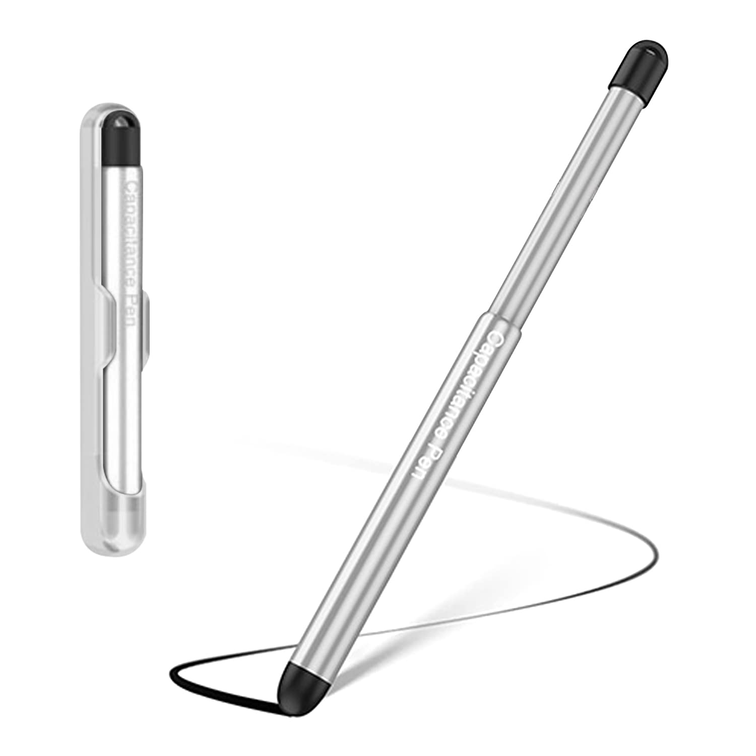 LIULANZ Stylus Pens with Pen Slot for Touch Screens, High Precision Capacitive Universal Stylus for iPad iPhone Tablets Samsung Galaxy All Touch Screen Devices (Transparency)