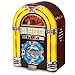 Crosley CR1101A Old Retro Style Mini Replica Color-Changing CD Jukebox