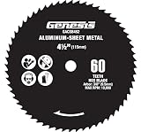 Genesis GACSB452 4 1/2" 60-Teeth High Speed Steel Circular Saw Blade