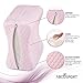 Knee Pillow - Ideal Choice for Hip, Back, Leg, Knee Pain, Side Sleepers, Pregnancy & Right Spine Alignment – Premium Comfortable Memory Foam Wedge Contour w Washable Cover & Storage Bag (Light Pink)