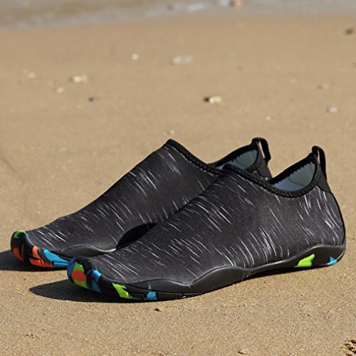Sunshinehomely Women Men Water Shoes, SHY Quick-Dry Barefoot Men Women Yoga Surf Outdoor Water Sport Diving Swim Beach Snorkeling Socks (US:9.5 (43))