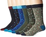 Ben Sherman Men's Bss Conan Multi, Blue/Green, 9-12, 6 Pairs
