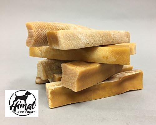 HIMAL 2 lb Healthy 100% Natural, Pure Himalaya's Hard Yak Chew 2 Pounder Large, Each Piece Weight 3.5oz Dog Treat