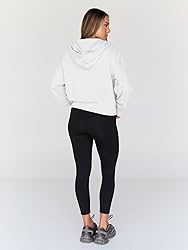Trendy Queen Hoodies for Women Full Zip Up Cropped