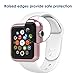 Anjoo [5-Pack] Case compatible with Apple Watch 38mm, Slim TPU All-around Protective Clear Cover Case Peplacement for iWatch 38mm Series 2 / Series 3 - Rose Gold, Gold, Silver, Transparent, Black