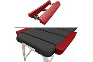 Royal Massage Universal Side Armrest Extension Bolster Pillow Set (Burgundy)