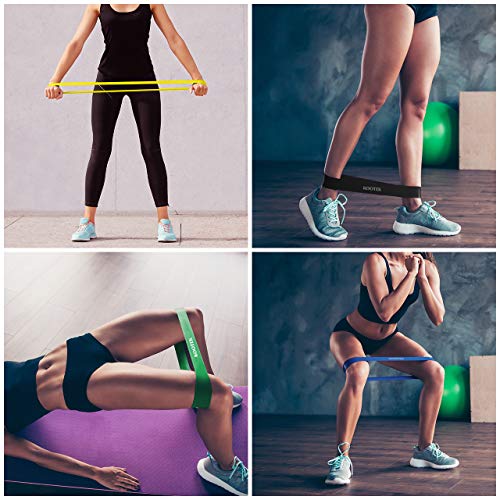 Kootek-11Pcs-Resistance-Bands-Home-Workout-Set-4-Pull-Up-Assist-Bands-with-5-Loop-Exercise-Band-Heavy-Duty-Powerlifting-Strength-Training-Fitness-Equipment-for-Body-Stretching-with-Guide-Book