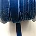 1 Inch of Velvet Ribbon Single Face Price for 5 yards Available in 4 Color Black, White, Burgundy and Blue ( Blue)