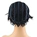 Dreambeauty Brazilian Full Human Hair Short Wigs for Black Women Pretty Wave Natural Black Color