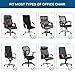 CAVEEN Office Chair Cover Computer Chair Universal Boss Chair Cover Modern Simplism Style High Back Large Size (Chair not Included) Black Large