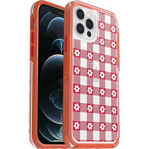 Otterbox Funda para iPhone 12 / iPhone 12 Pro, Symmetry, Resistente a Golpes y caídas, Funda Protectora Fina, Testada 3X con los estándares Militares anticaídas, Picnic Daisy